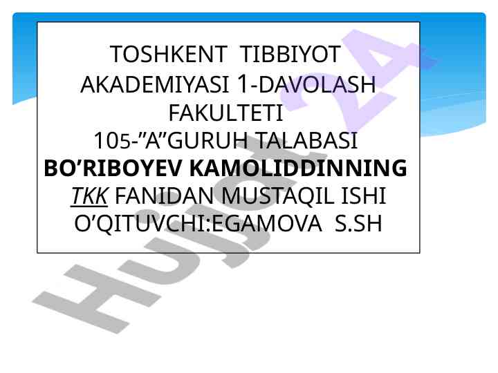 Bemorlarning ruhiy holati va muloqot xususiyatlari