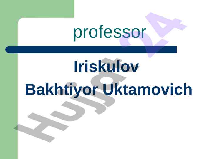 Asosiy tamoyillar va metodlari patofiziologiya