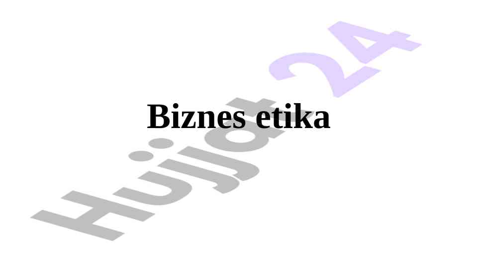 Biznes etika va korporativ madaniyat tahlili