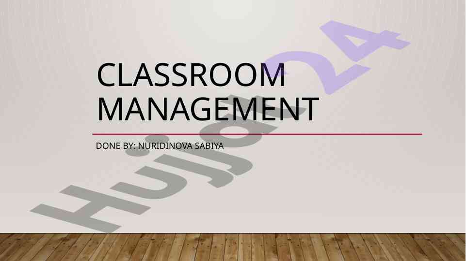 Effective classroom management strategies and techniques