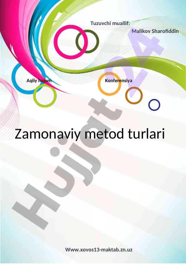 Aqliy hujum konferensiyasi taqdimoti