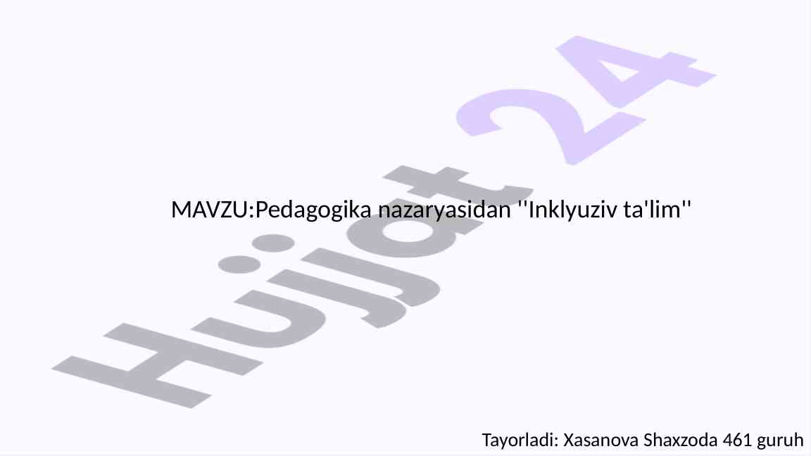 Inklyuziv ta'limning asosiy g'oyalari