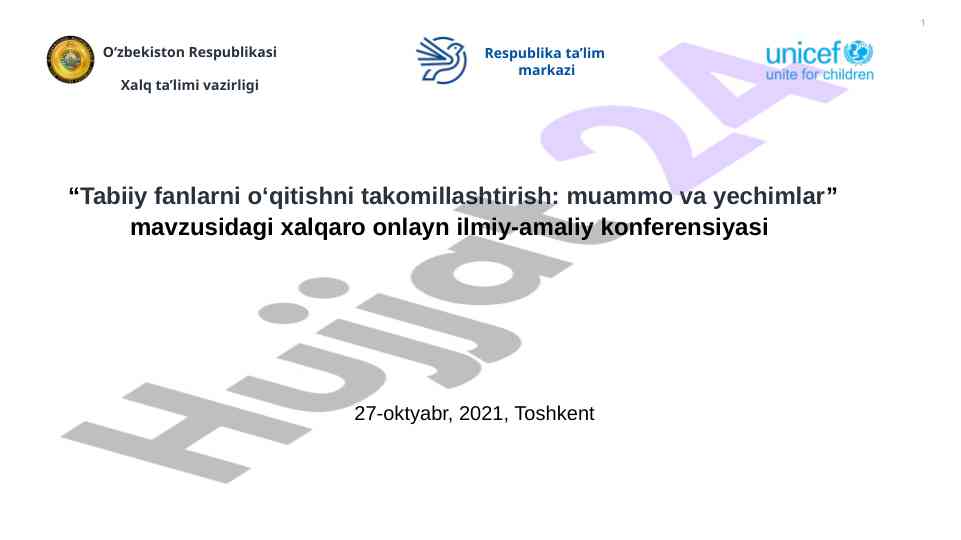 Tabiiy fanlarni o‘qitishda innovatsion yondashuvlar