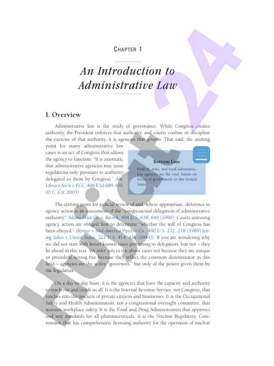Introduction to administrative law overview