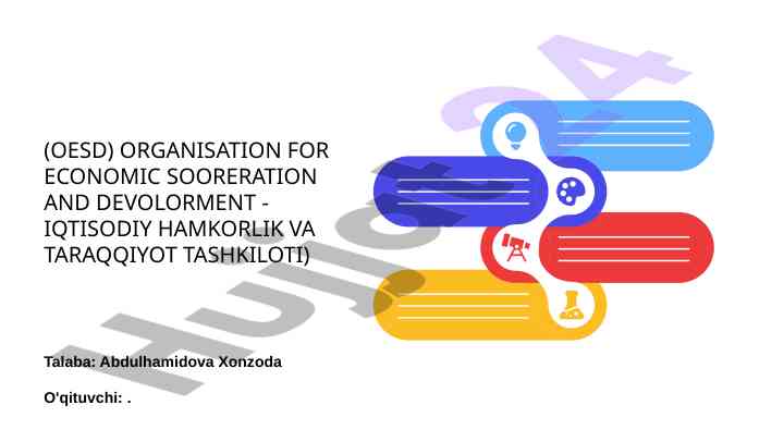 Oesd iqtisodiy hamkorlik va taraqqiyot strategiyalari