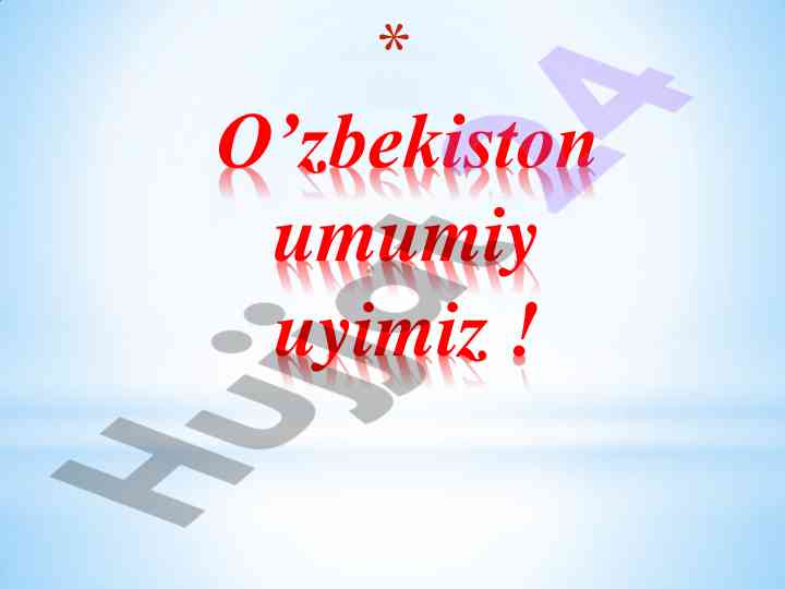 O‘zbekiston millatlari va ularining madaniy merosi
