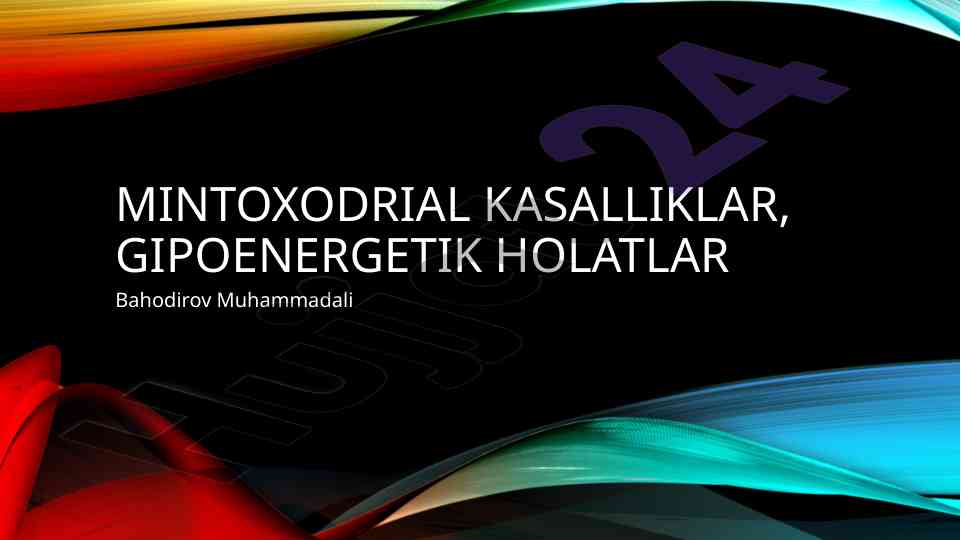Mitokondrial kasalliklar va tashxis qo'yish murakkabligi