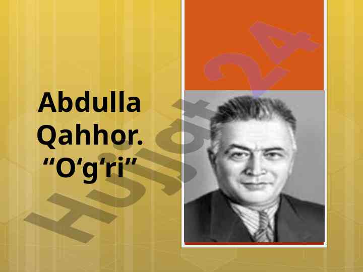 O‘g‘ri hikoyasining g‘oyalari tahlili