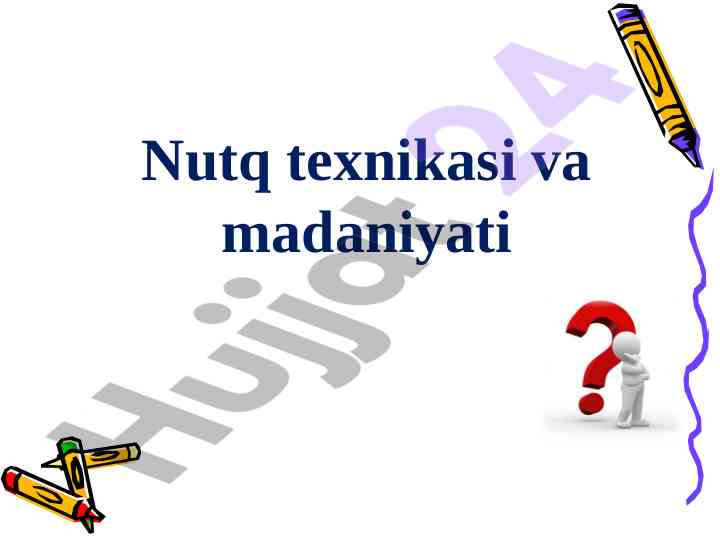 Nutq texnikasi va madaniyati qo'llanmasi