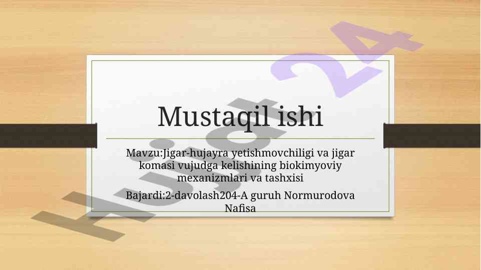 Jigar-hujayra yetishmovchiligi biokimyoviy mexanizmlari