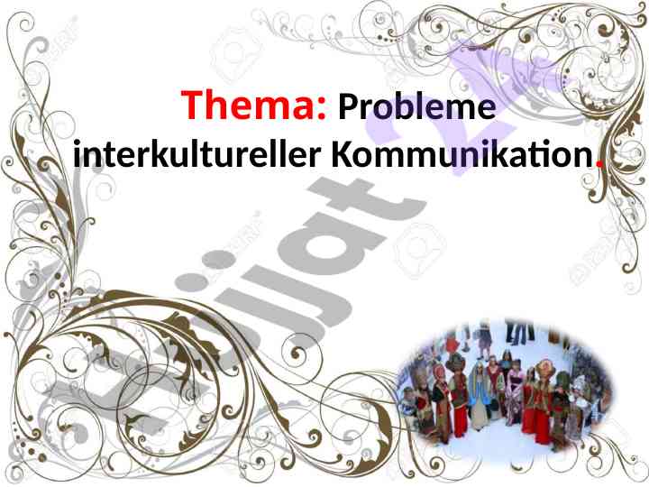 Interkulturelle kommunikation probleme und lösungen