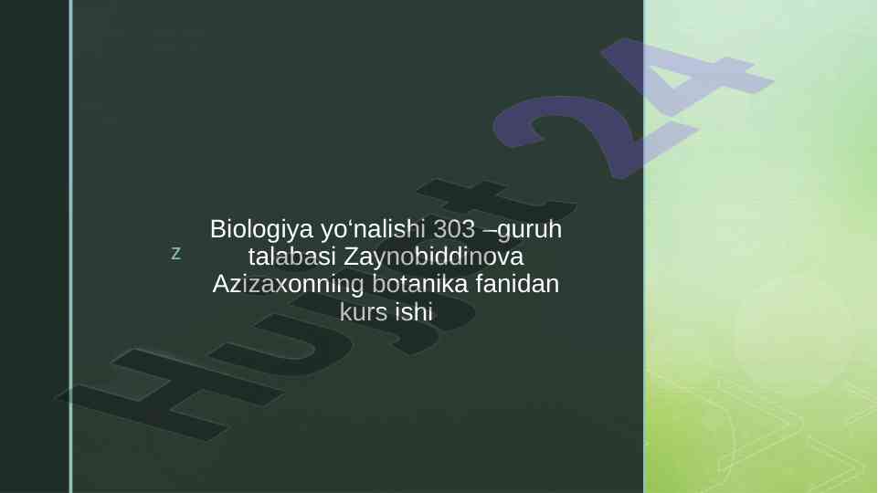 Qurg‘oqchil o‘simliklar fiziologik xususiyatlari