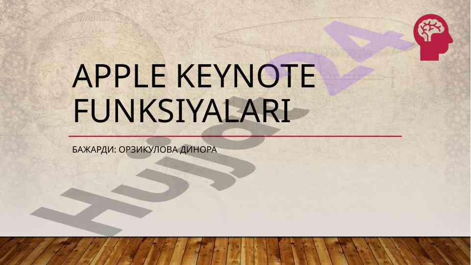 Apple keynote tarixi va funksiyalari