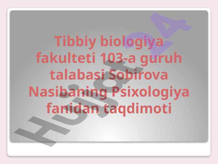 Psixologiyada tarbiyaviy ta'sir etish usullari