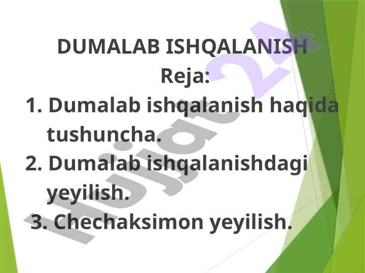 Dumalab ishqalanish tushunchasi va ko‘rsatkichlari
