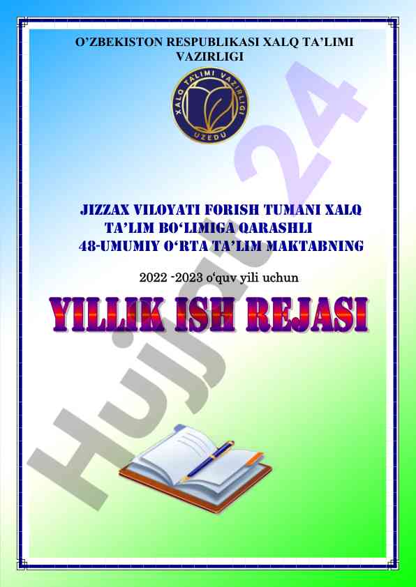 Ta‘lim va tarbiyaning asosi maktab fikri