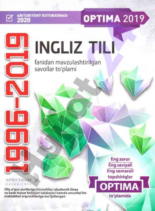Mavzulashtirilgan ingliz tili savollar to'plami