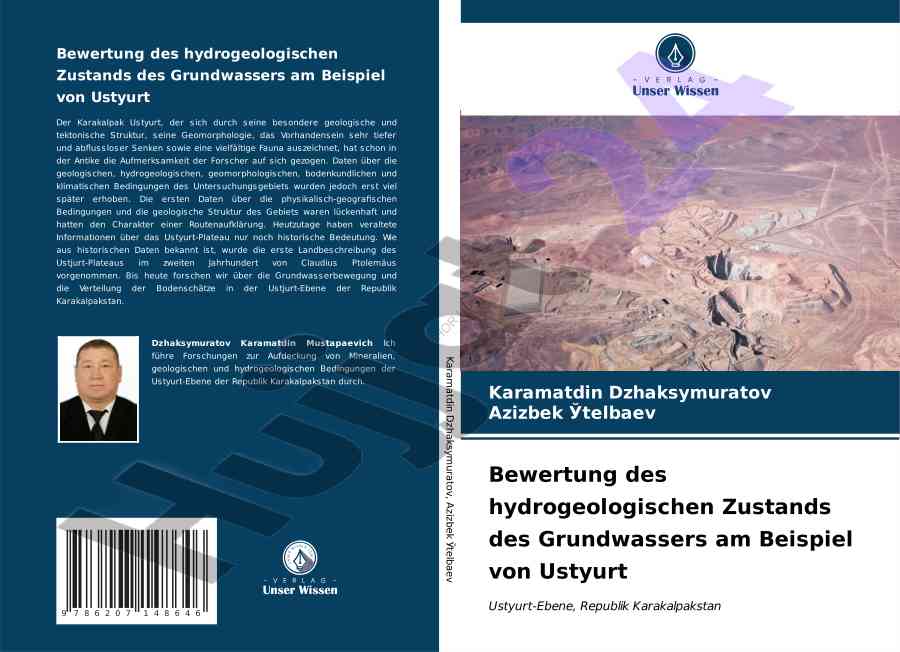 Bewertung des hydrogeologischen Zustands des Grundwassers am Beispiel von Ustyurt