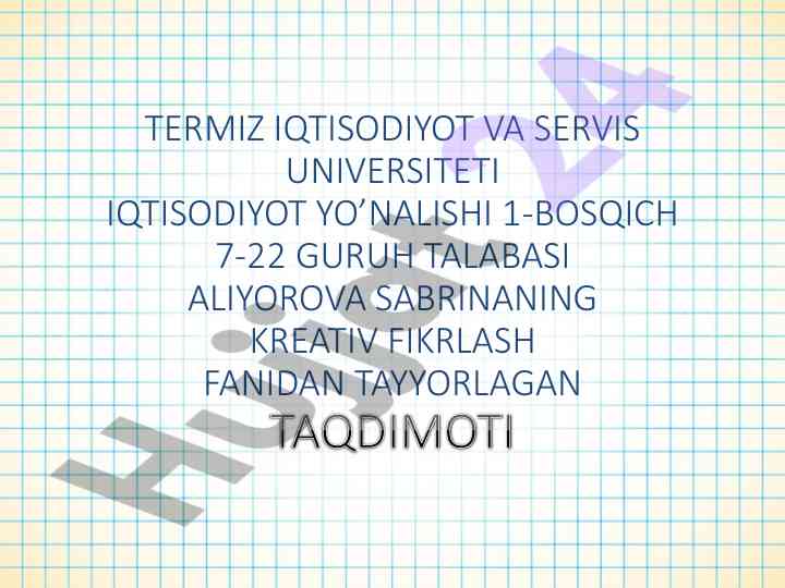 G‘oyaning shakllanishi va amalga oshirish yo‘llari