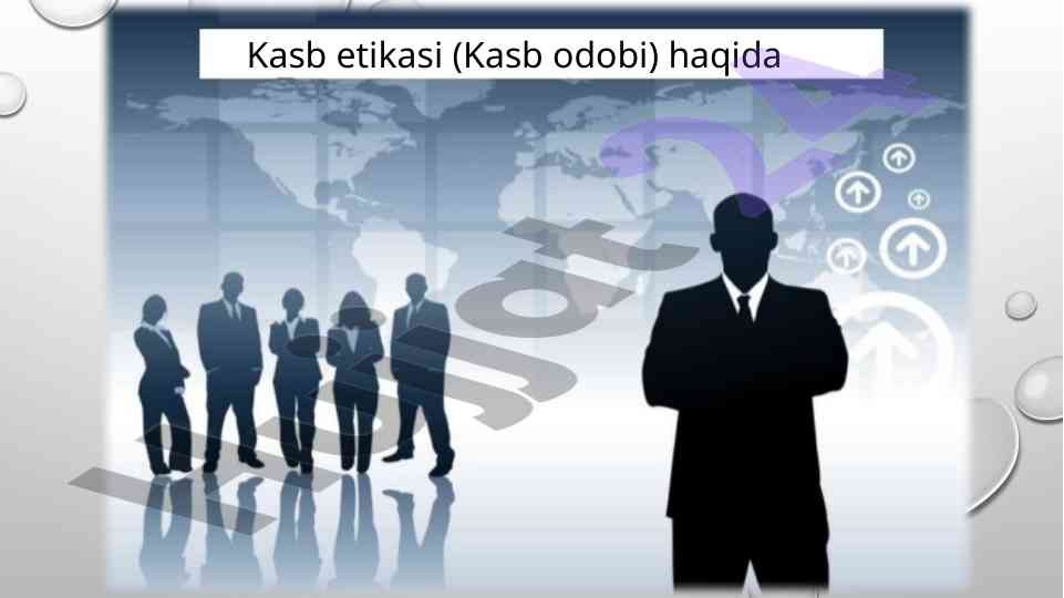 Kasb etikasi va muomala madaniyati haqida
