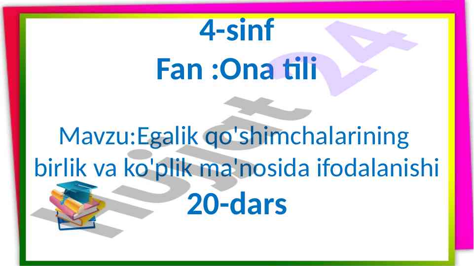 Egalik qo'shimchalarining ma'nosi va ifodalanishi