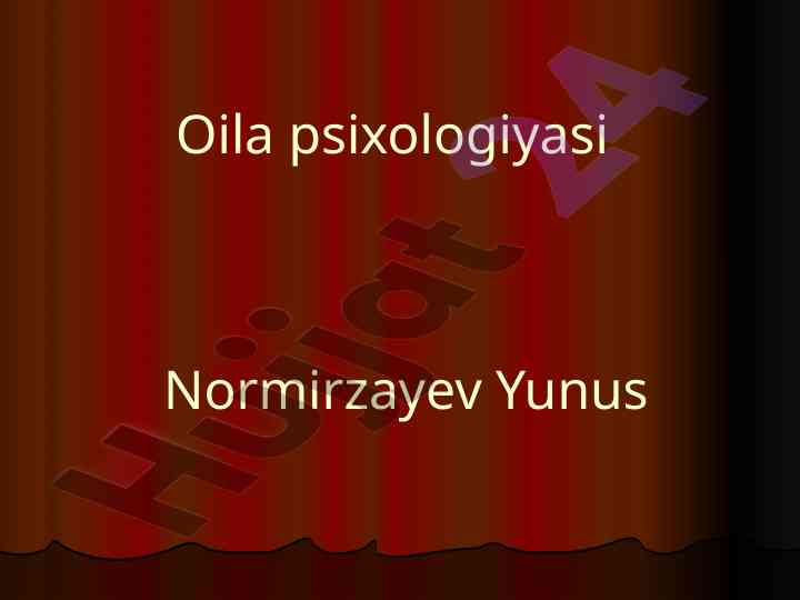Oilaviy munosabatlarning buzilishi nikoh ajrimlari