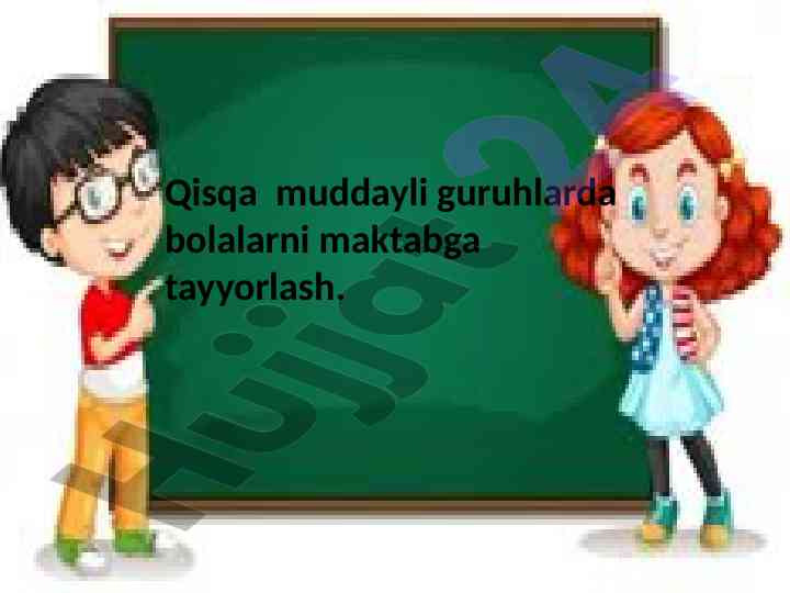 Bolalarni maktabga tayyorlash texnologiyalari