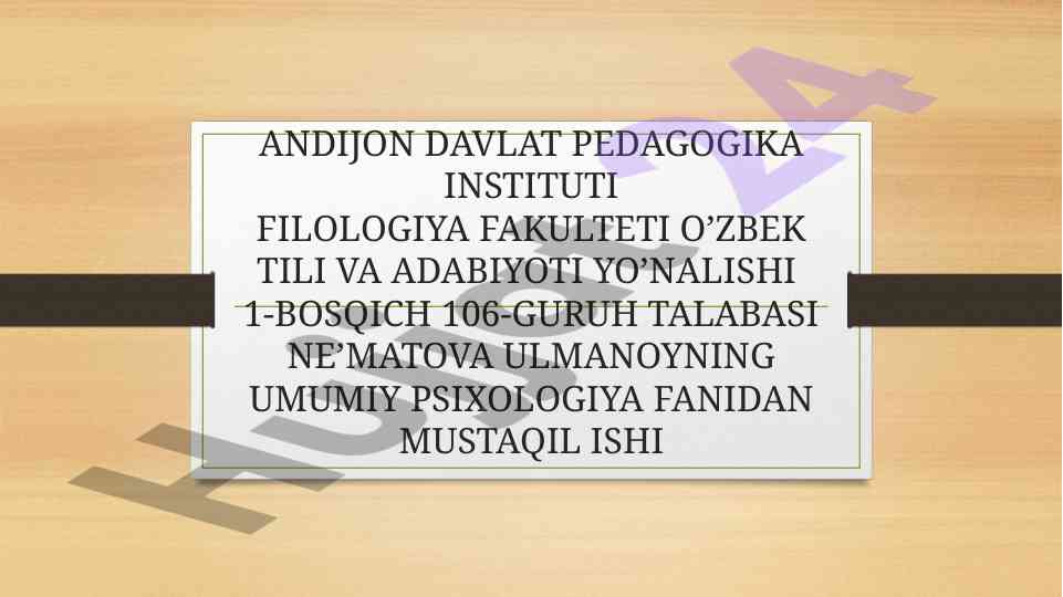 Psixologik xususiyatlar: yetuklik va keksalik davrlari