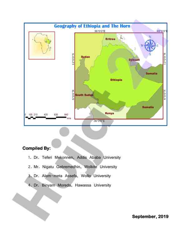 Geography curriculum revision for ethiopian universities