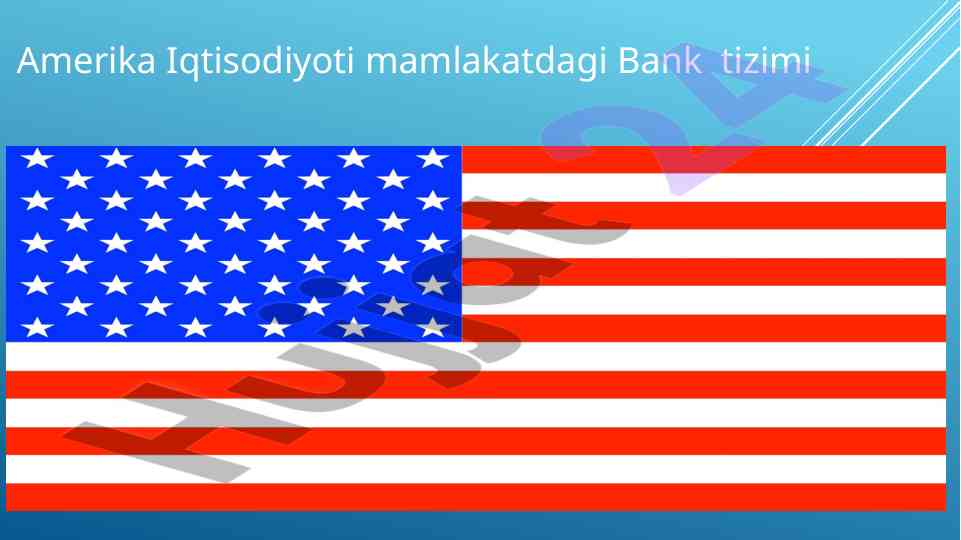 Amerika iqtisodiyoti va bank tizimi tahlili