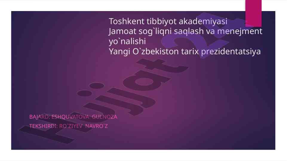 Oavning o‘rni o‘tkazilayotgan saylovlarda