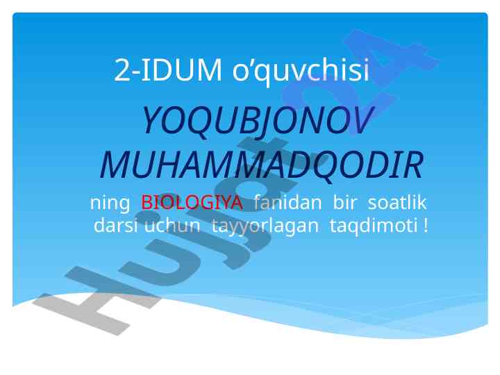 Eshitish organlarining tuzilishi va eshitish gigiyenasi