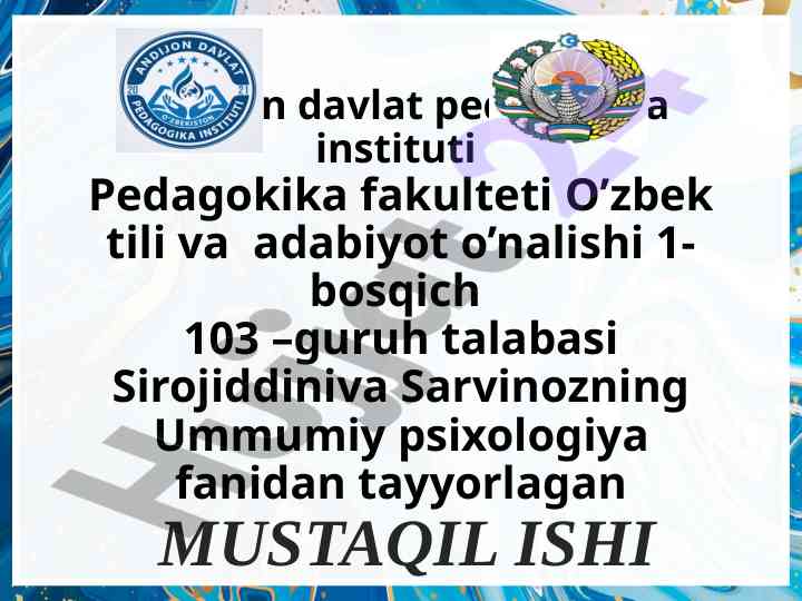 Oila psixologiyasi: yoshlarni tayyorlash masalalari