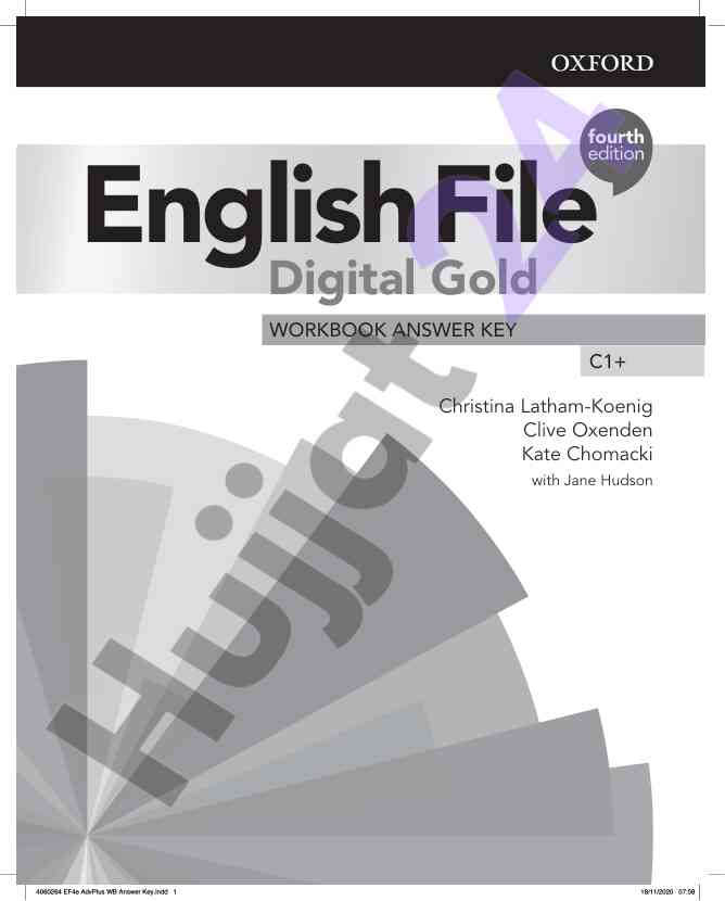 English file fourth edition workbook answer key