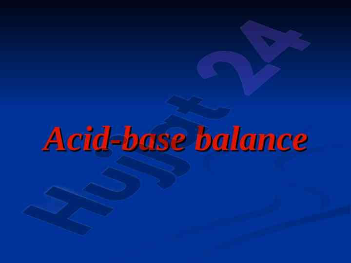 Understanding acid-base balance mechanisms in the body