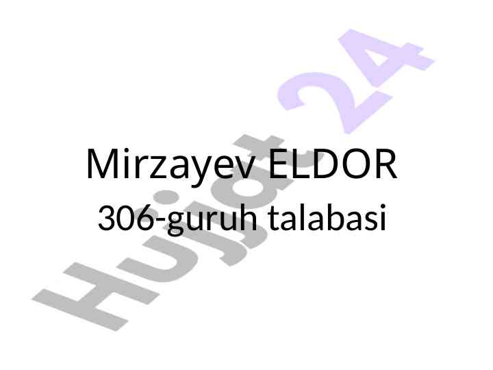 Mavjud qòríquxonalar va ularning hozirgi holati