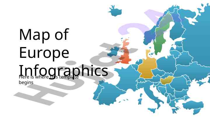 Infographics of europe and planetary features