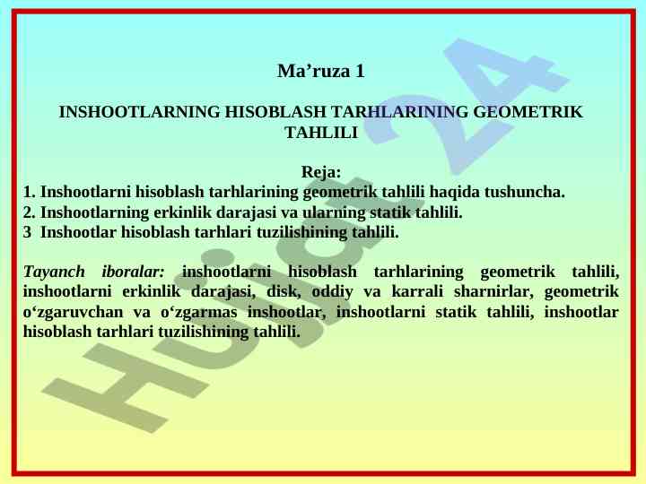 Kinematik tahlilning ahamiyati va tushunchalari