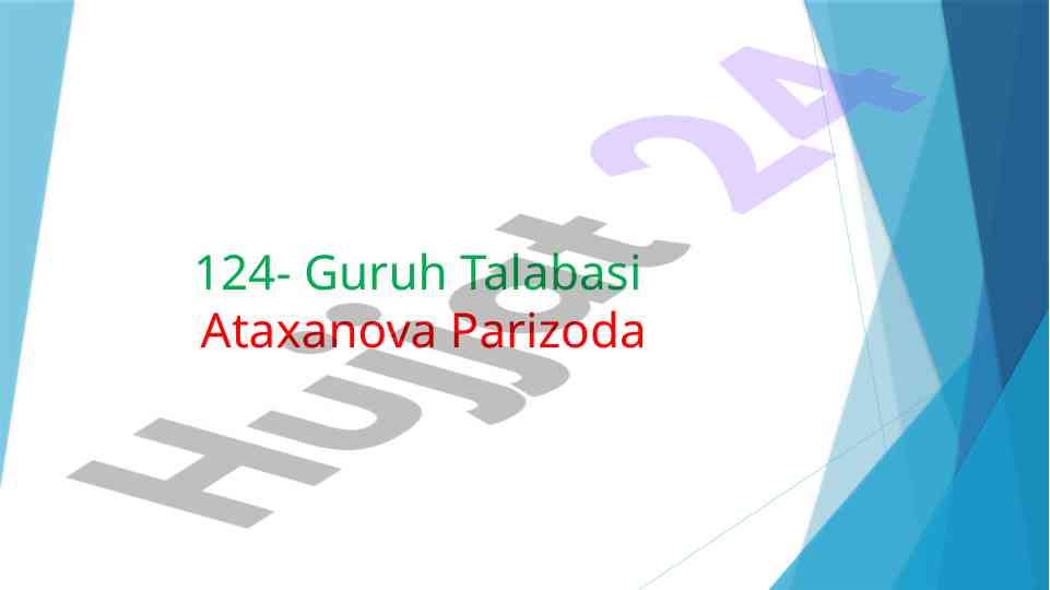 Global kompyuter tarmoqlari haqida ma'lumot