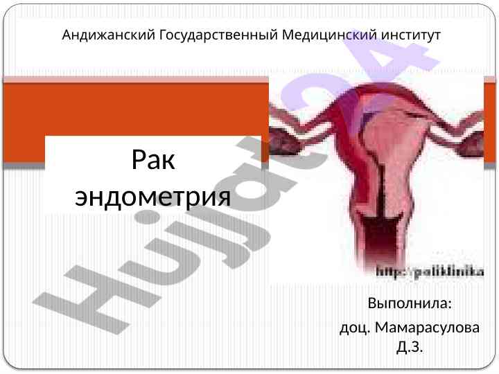 Этиология и патогенез рака эндометрия