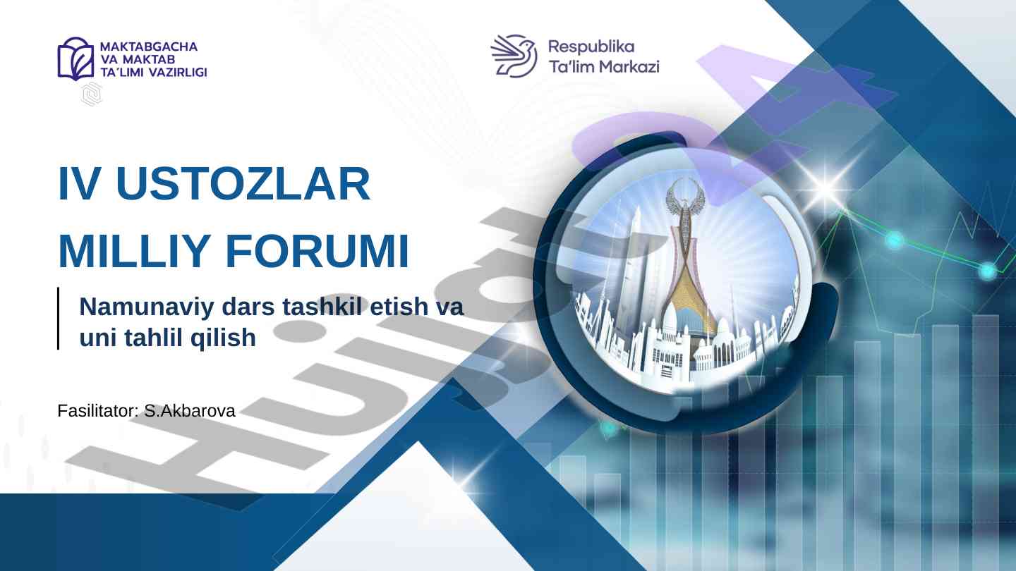 Dars tashkil etish va tahlil qilish usullari