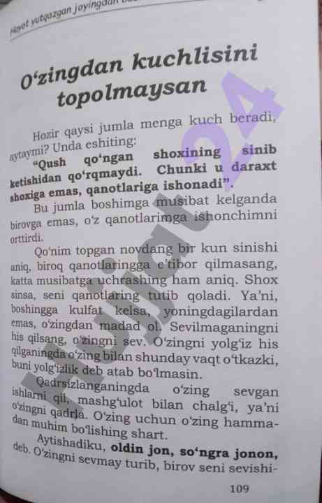 Hayrli umidlar: o’zbekiston yoshlariga yo’naltirilgan