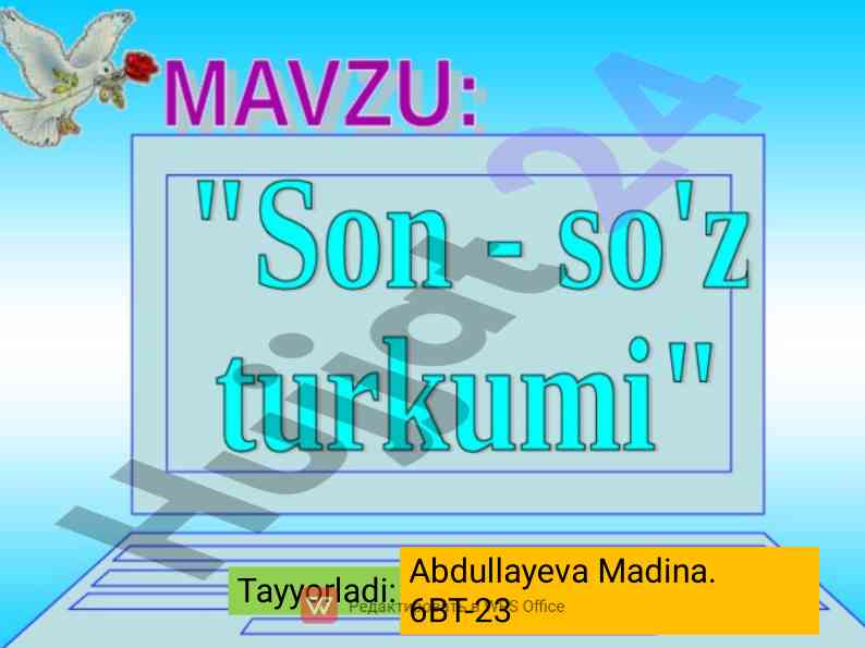 Miqdor sonlarni tahlil qilish
