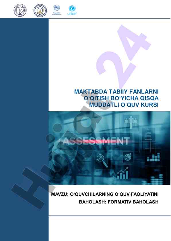 Tabiiy fanlarni o‘qitishda formativ baholash