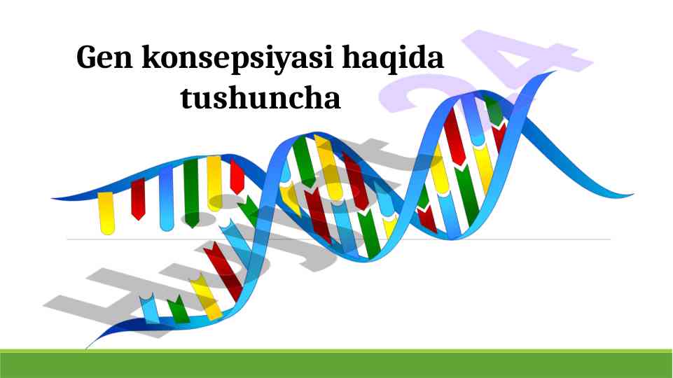 Gen konsepsiyasining tarixi va o'rganilishi