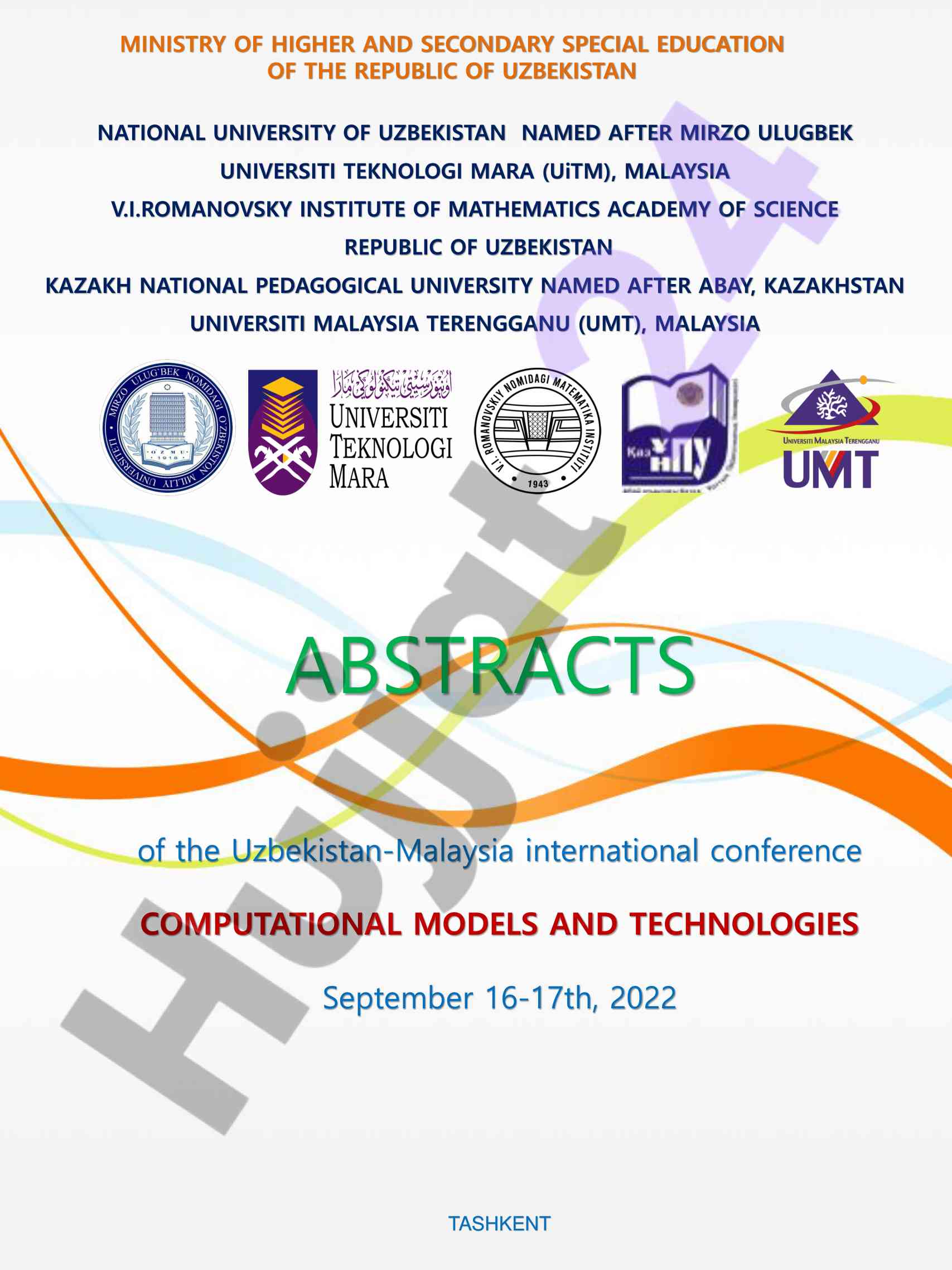 Computational models and technologies conference abstracts