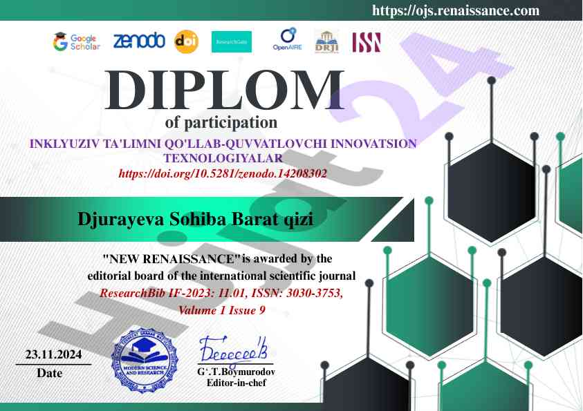 Innovatsion texnologiyalar va inklyuziv ta'lim