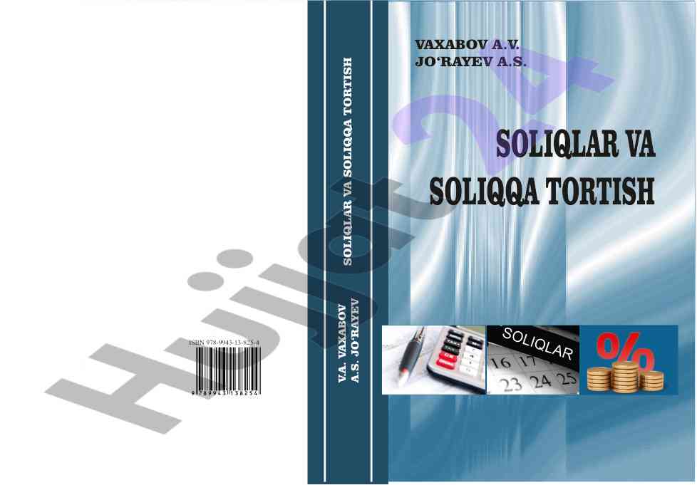 Soliqlar va soliqqa tortish o‘quv qo‘llanma