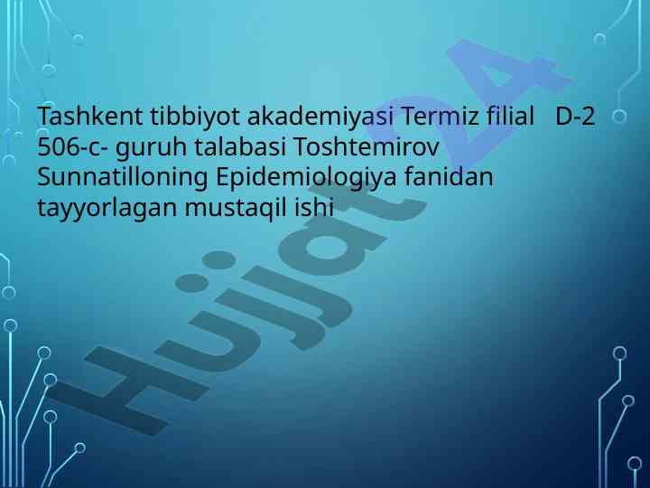 O'latga qarshi himoya kiyimlari: tushuncha va qoidalar