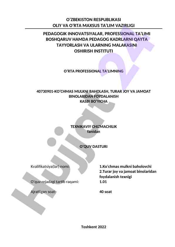 O‘rta professional ta’limda baholash usullari